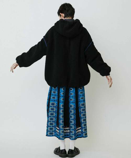 FRAPBOIS（フラボア）の「ポコボコ ブルゾン（ブルゾン・レディース・キャメル/ブラック・1/2）」の7枚目の写真