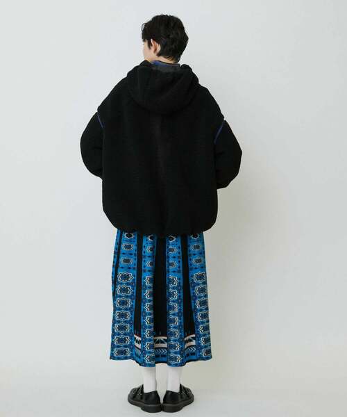 FRAPBOIS（フラボア）の「ポコボコ ブルゾン（ブルゾン・レディース・キャメル/ブラック・1/2）」の8枚目の写真