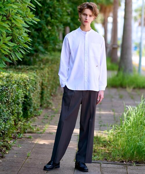 DRESSTERIOR(ドレステリア)の「200双糸 バンドカラーシャツ(シャツ/ブラウス・メンズ・ホワイト・94/92/91/90)」の3枚目の写真