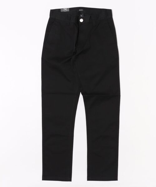 RVCA(ルーカ)の「RVCA メンズ WEEKEND STRETCH PANT ロングパンツ 【2025年秋冬モデル】/ルーカストレッチストレートパンツ(チノパンツ・メンズ・ブラック/カーキ/グレー系その他・28inch/30inch/32inch/34inch/36inch/38inch)」の1枚目の写真