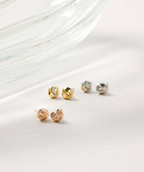 CALIN STANDARD(カリンスタンダード)の「◆金属アレルギー対応◆◆made in japan◆【高品質ポスト】ニュアンスサークル ジルコニアセラミックポストピアス(ピアス(両耳用)・レディース・シルバー/ゴールド/ピンクゴールド・FREE)」の9枚目の写真