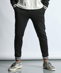 The DUFFER of ST.GEORGE(ザダファーオブセントジョージ)の【WEB限定アイテム】AIR DK RIBBED PANTS:エアダンボールニット ラインリブ スリムパンツ(スウェットパンツ)