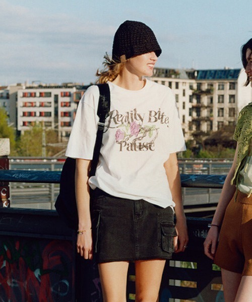 Rose-Chain Graphic T-Shirt（Tシャツ/カットソー）｜RAIVE