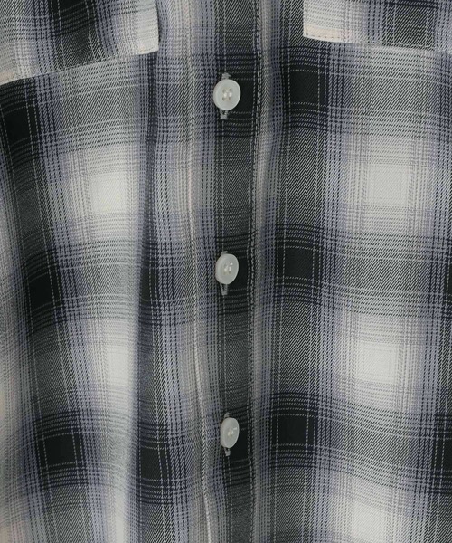 LOWRYS FARM（ローリーズファーム）の「オンブレチェックＢＩＧシャツ　 571066（シャツ/ブラウス・キッズ・ブルー/ブラウン/ブラック・150cm/140cm/130cm/120cm/110cm）」の16枚目の写真