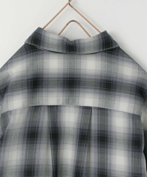 LOWRYS FARM（ローリーズファーム）の「オンブレチェックＢＩＧシャツ　 571066（シャツ/ブラウス・キッズ・ブルー/ブラウン/ブラック・150cm/140cm/130cm/120cm/110cm）」の18枚目の写真
