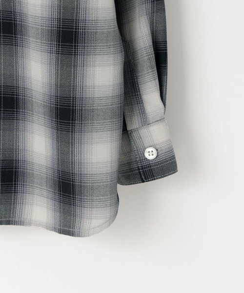 LOWRYS FARM（ローリーズファーム）の「オンブレチェックＢＩＧシャツ　 571066（シャツ/ブラウス・キッズ・ブルー/ブラウン/ブラック・150cm/140cm/130cm/120cm/110cm）」の19枚目の写真