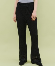 bita.（ビタ）の「シャーリングレースフレアパンツ（その他パンツ）」