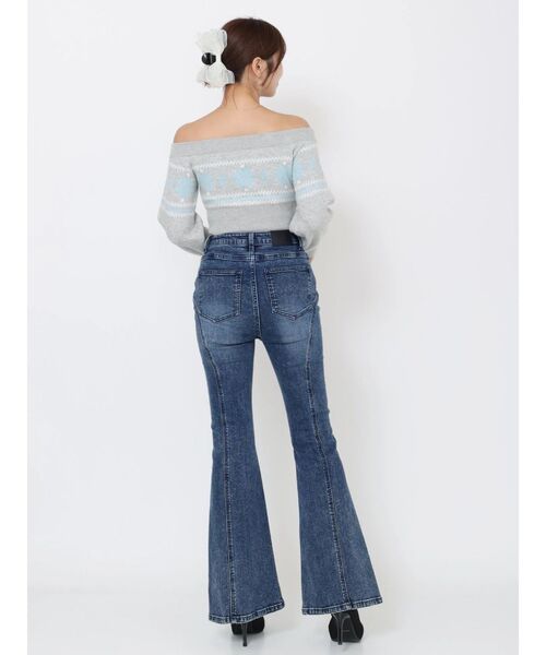 EATME（イートミー）の「ノルディックニットオフショルTOP（ニット/セーター・レディース・グレー/アイボリー/ブラック・FREE）」の15枚目の写真