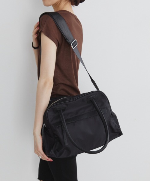 パイピングダブルZIPボストンバッグ（ボストンバッグ）｜FUULLY