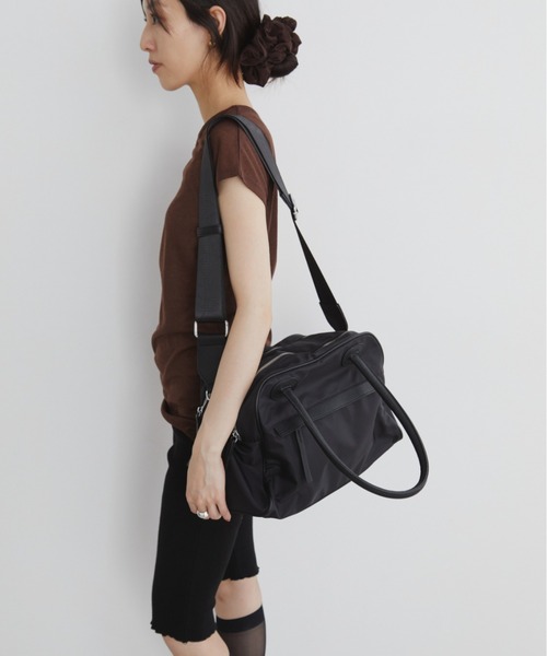 パイピングダブルZIPボストンバッグ（ボストンバッグ）｜FUULLY