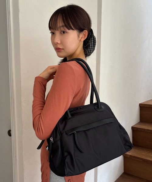 パイピングダブルZIPボストンバッグ（ボストンバッグ）｜FUULLY