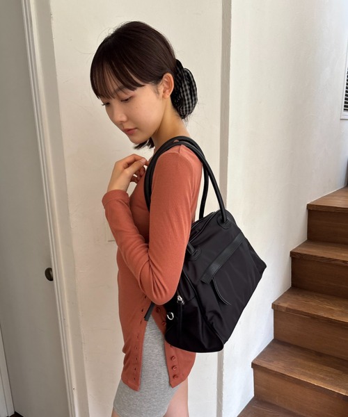 パイピングダブルZIPボストンバッグ（ボストンバッグ）｜FUULLY