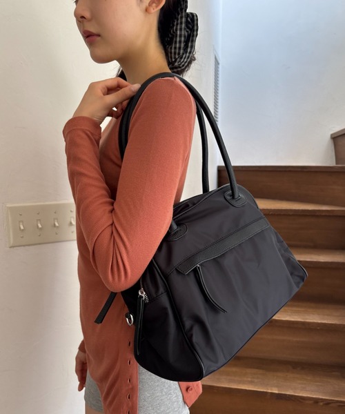 パイピングダブルZIPボストンバッグ（ボストンバッグ）｜FUULLY