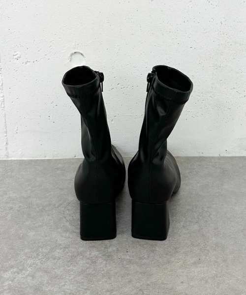 archives（アルシーヴ）の「ストレッチショートブーツ（ブーツ・レディース・ブラック/ブラウン・MEDIUM/LARGE）」の7枚目の写真