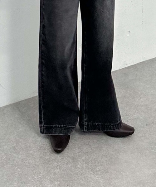 archives（アルシーヴ）の「ストレッチショートブーツ（ブーツ・レディース・ブラック/ブラウン・MEDIUM/LARGE）」の14枚目の写真