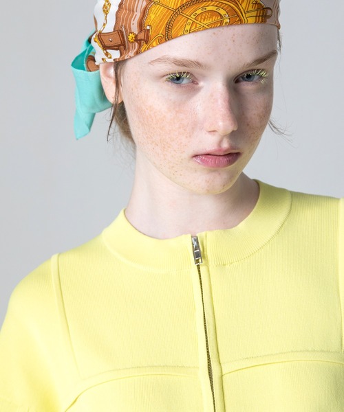 AULA AILA(アウラアイラ)の「2WAYバルーンニット(カーディガン/ボレロ・レディース・ライトイエロー/ブルー/ブラック・0)」の19枚目の写真