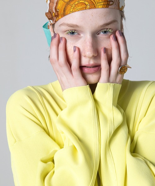 AULA AILA(アウラアイラ)の「2WAYバルーンニット(カーディガン/ボレロ・レディース・ライトイエロー/ブルー/ブラック・0)」の18枚目の写真