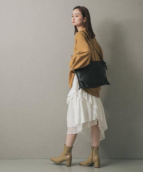 SENSE OF PLACE by URBAN RESEARCH（センスオブプレイスバイアーバンリサーチ）の「ワンショルダースクエアバッグ（ショルダーバッグ・レディース・ブラック/モカ・ONE）」の7枚目の写真