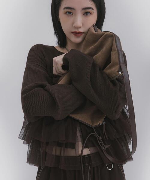 SENSE OF PLACE by URBAN RESEARCH（センスオブプレイスバイアーバンリサーチ）の「ワンショルダースクエアバッグ（ショルダーバッグ・レディース・ブラック/モカ・ONE）」の15枚目の写真