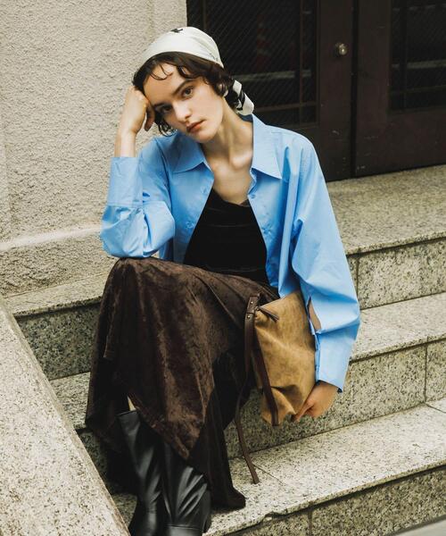 SENSE OF PLACE by URBAN RESEARCH（センスオブプレイスバイアーバンリサーチ）の「ワンショルダースクエアバッグ（ショルダーバッグ・レディース・ブラック/モカ・ONE）」の20枚目の写真