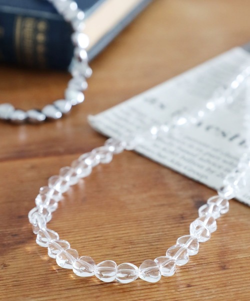 ハートビーズネックレス（ネックレス）｜niko and