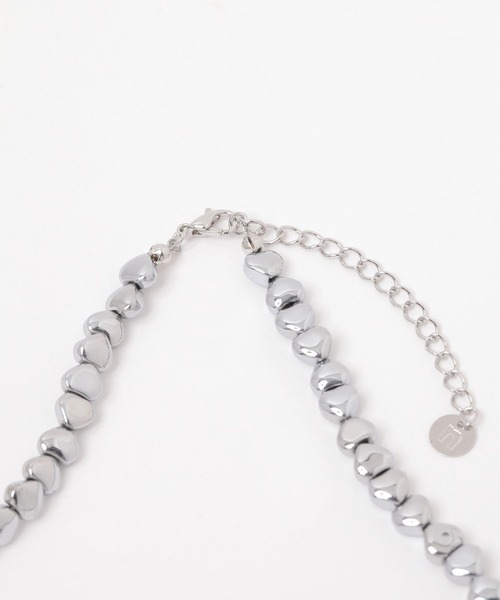 ハートビーズネックレス（ネックレス）｜niko and