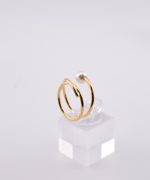 BROTHERHOOD（ブラザーフッド）の「【earyear】Pearl Orbit Ring（リング・レディース・シルバー/ゴールド・FREE）」の9枚目の写真