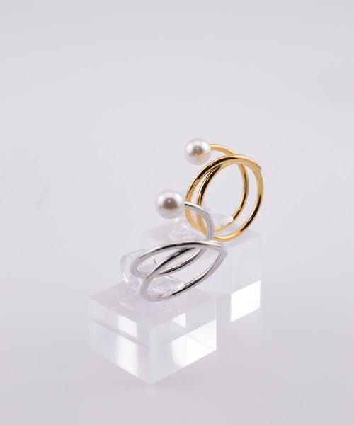 BROTHERHOOD（ブラザーフッド）の「【earyear】Pearl Orbit Ring（リング・レディース・シルバー/ゴールド・FREE）」の12枚目の写真
