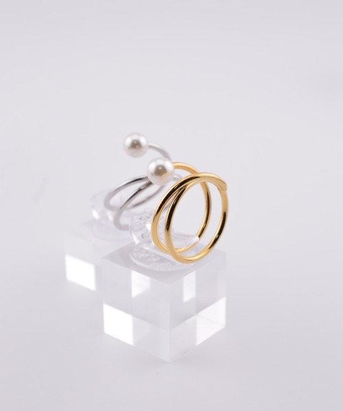 BROTHERHOOD（ブラザーフッド）の「【earyear】Pearl Orbit Ring（リング・レディース・シルバー/ゴールド・FREE）」の13枚目の写真