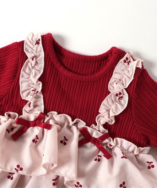 チェーンステッチ刺繍 60s MARK&SONS コットン カバーオール 赤 ベストセラー 商品ファッション - MARK&SONSチェーンステッチ刺繍 60s