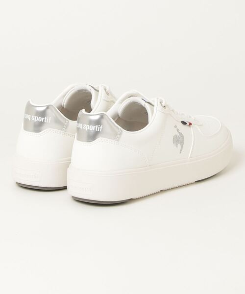 le coq sportif（ルコックスポルティフ）の「LCS ニーム(消臭/軽量)（スニーカー・レディース・ホワイト×ピンク/ホワイト×シルバー/ブラック系・22.5cm/23.5cm/24.5cm/23.0cm/24.0cm/25.0cm）」の18枚目の写真
