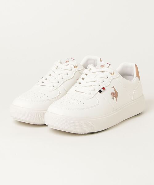 le coq sportif（ルコックスポルティフ）の「LCS ニーム(消臭/軽量)（スニーカー・レディース・ホワイト×ピンク/ホワイト×シルバー/ブラック系・22.5cm/23.5cm/24.5cm/23.0cm/24.0cm/25.0cm）」の21枚目の写真