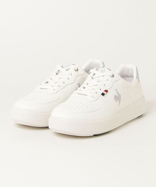le coq sportif（ルコックスポルティフ）の「LCS ニーム(消臭/軽量)（スニーカー・レディース・ホワイト×ピンク/ホワイト×シルバー/ブラック系・22.5cm/23.5cm/24.5cm/23.0cm/24.0cm/25.0cm）」の22枚目の写真