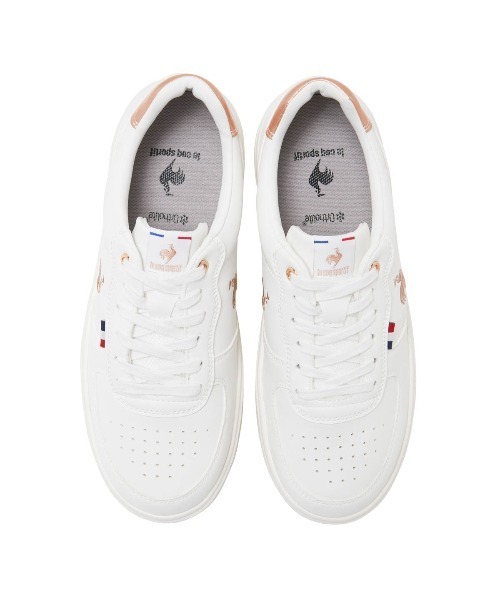 le coq sportif（ルコックスポルティフ）の「LCS ニーム(消臭/軽量)（スニーカー・レディース・ホワイト×ピンク/ホワイト×シルバー/ブラック系・22.5cm/23.5cm/24.5cm/23.0cm/24.0cm/25.0cm）」の7枚目の写真
