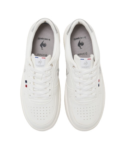 le coq sportif（ルコックスポルティフ）の「LCS ニーム(消臭/軽量)（スニーカー・レディース・ホワイト×ピンク/ホワイト×シルバー/ブラック系・22.5cm/23.5cm/24.5cm/23.0cm/24.0cm/25.0cm）」の11枚目の写真