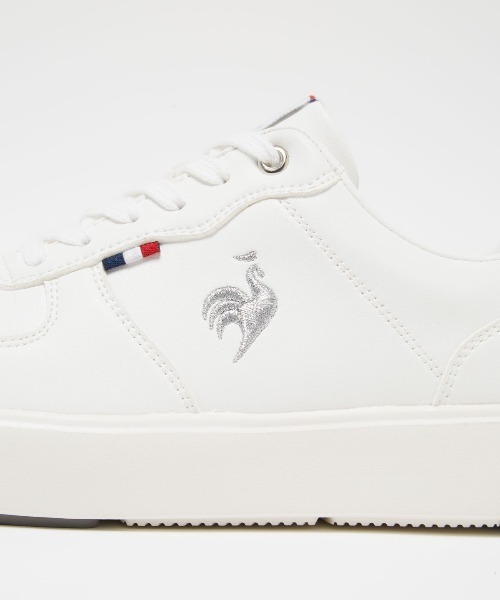 le coq sportif（ルコックスポルティフ）の「LCS ニーム(消臭/軽量)（スニーカー・レディース・ホワイト×ピンク/ホワイト×シルバー/ブラック系・22.5cm/23.5cm/24.5cm/23.0cm/24.0cm/25.0cm）」の12枚目の写真