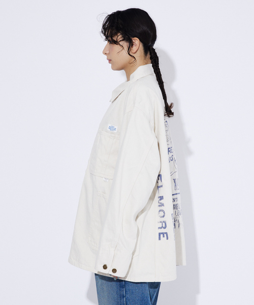 HERCULES（ヘラクレス）の「【Swell Vintage × UNION HERCULES MADE】Hand Painted  Chore Jacket / ハンドペイント /ヴィンテージ /チョアジャケット（カバーオール・メンズ・ホワイト系その他・40/38/42）」の4枚目の写真