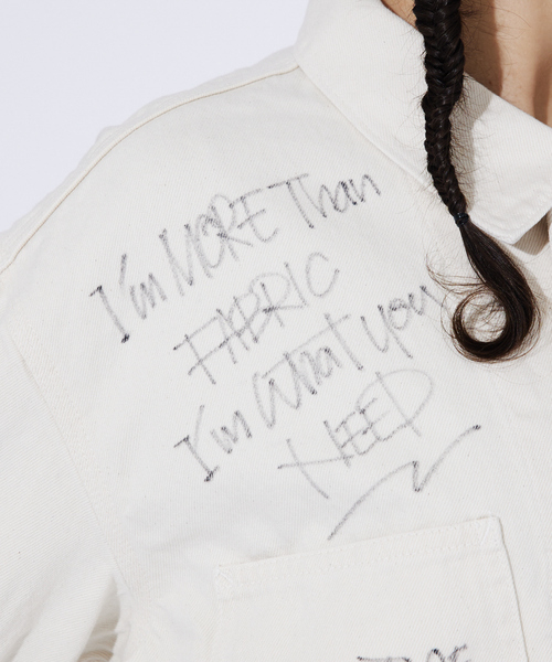 HERCULES（ヘラクレス）の「【Swell Vintage × UNION HERCULES MADE】Hand Painted  Chore Jacket / ハンドペイント /ヴィンテージ /チョアジャケット（カバーオール・メンズ・ホワイト系その他・40/38/42）」の19枚目の写真