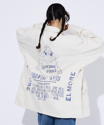 【Swell Vintage × UNION HERCULES MADE】Hand Painted  Chore Jacket / ハンドペイント /ヴィンテージ /チョアジャケット