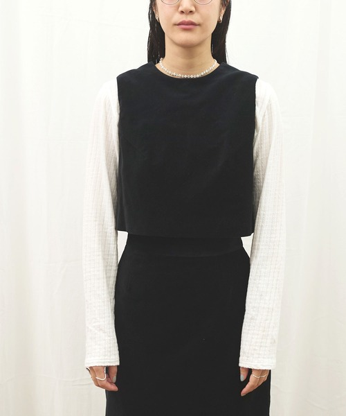 ⭐︎未使用タグ付き⭐︎fig London VELVET vest ベルベットベスト セール】VELVET vest（ベスト）｜fig London（フィグロンドン）の