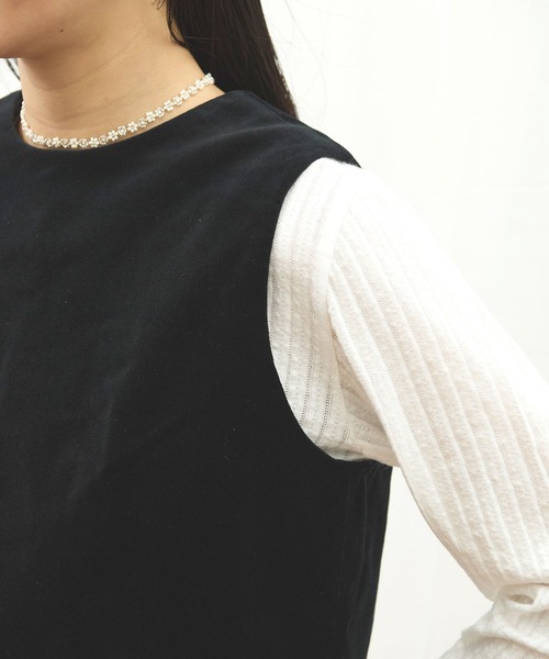 トップス figLondon VELVET vest トップス figLondon VELVET vest fig London（フィグロンドン）の