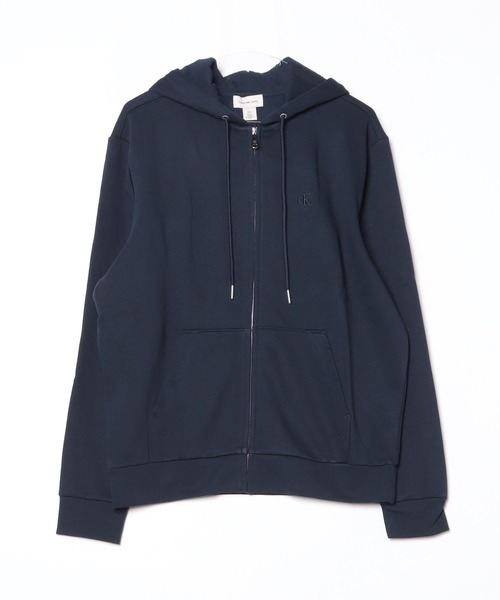 Calvin Klein(カルバン・クライン)の「ロングスリーブ アーカイブロゴ フリースジップパーカー(パーカー・メンズ・ネイビー/グレー/ブラック・S/L/M/XL)」の15枚目の写真