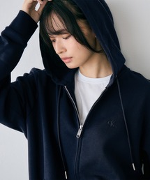 Calvin Klein（カルバン・クライン）の「【ユニセックス】 ロングスリーブ アーカイブロゴ フリースジップパーカー（パーカー）」