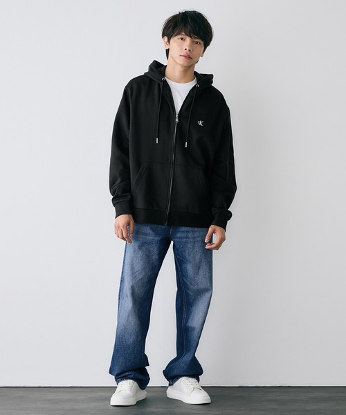 ロングスリーブ アーカイブロゴ フリースジップパーカー（パーカー