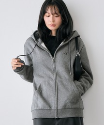 Calvin Klein（カルバン・クライン）の「【ユニセックス】 ロングスリーブ アーカイブロゴ フリースジップパーカー（パーカー）」