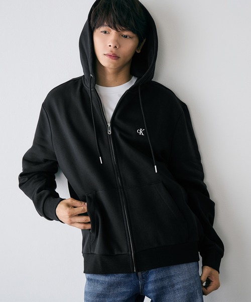 ロングスリーブ アーカイブロゴ フリースジップパーカー（パーカー