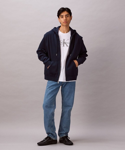 カルバンクライン　フリースジップアップパーカー Calvin Klein（カルバン・クライン） パーカー ロングスリーブ