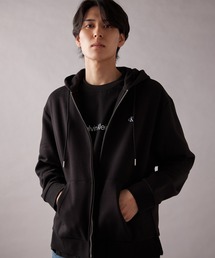 Calvin Klein（カルバン・クライン）の「【ユニセックス】 ロングスリーブ アーカイブロゴ フリースジップパーカー（パーカー）」