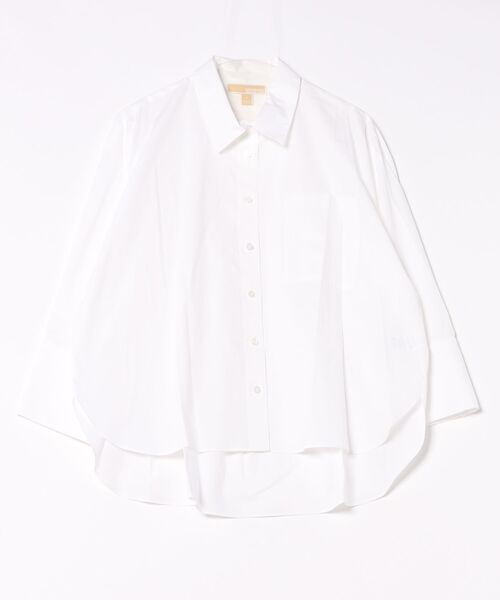 MICHAEL KORS(マイケルコース)の「ストレッチ コットン ポプリン シャツ(シャツ/ブラウス・レディース・ホワイト・M/XS/S)」の1枚目の写真