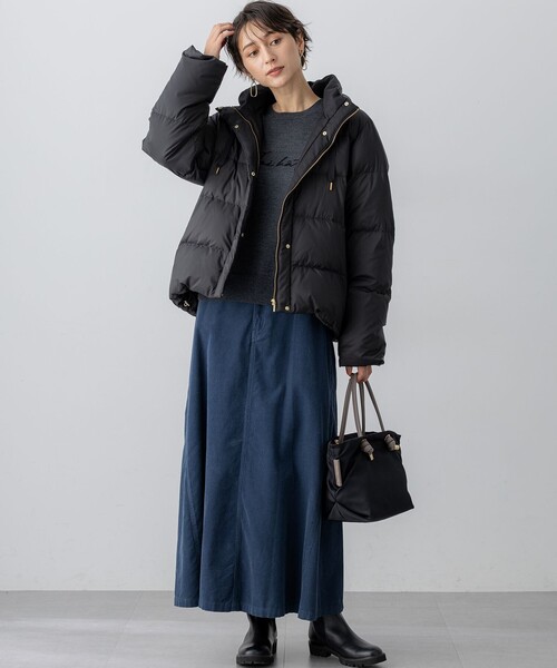 滝沢眞規子さん着用/VERY12月号掲載】シレータフタ コンパクト ダウン